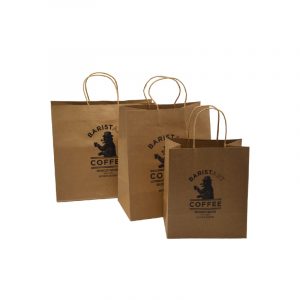 Kraft Paper Bag - custom packaging for corporate gifting in Singapore with custom logo branding. A kraft paper bag is made from strong, durable paper.
