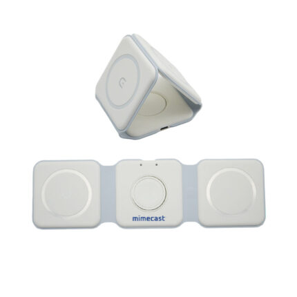 3 in 1 Magsafe Wireless Charger - branded tech gifts for corporate gifting in Singapore with custom logo
