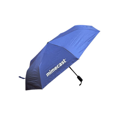 Auto open & Close Foldable Umbrella - lifestyle corporate gifts for corporate gifting in Singapore with custom logo branding. Effortlessly open and close this compact umbrella with a single button, providing quick and easy protection from the rain.