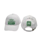 Cotton Cap (6 Panel) - branded apparel for corporate gifting in Singapore with custom logo branding. A cotton cap is a lightweight, breathable hat made from soft cotton fabric.