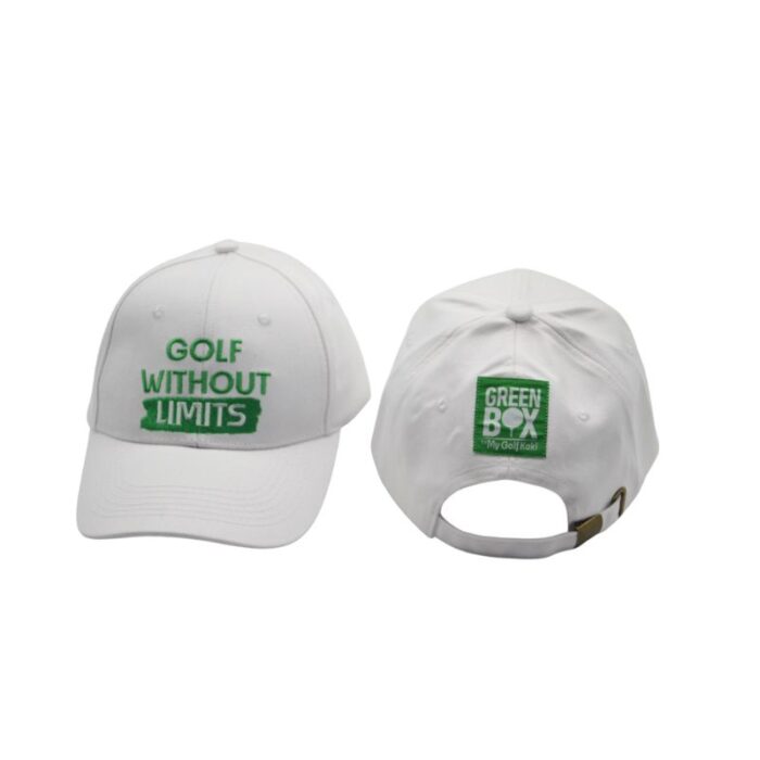 Cotton Cap (6 Panel) - branded apparel for corporate gifting in Singapore with custom logo branding. A cotton cap is a lightweight, breathable hat made from soft cotton fabric.