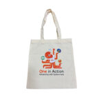 Canvas Tote Bag - branded bags and pouches for corporate gifting in Singapore with custom logo branding. A canvas tote bag is a sturdy, reusable bag made from durable cotton canvas.