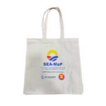 Canvas Tote Bag - branded bags and pouches for corporate gifting in Singapore with custom logo branding. A canvas tote bag is a sturdy, reusable bag made from durable cotton canvas.
