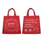 Canvas Tote Bag - branded bags and pouches for corporate gifting in Singapore with custom logo branding. A canvas tote bag is a sturdy, reusable bag made from durable cotton canvas.