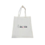 Canvas Tote Bag - branded bags and pouches for corporate gifting in Singapore with custom logo branding. A canvas tote bag is a sturdy, reusable bag made from durable cotton canvas.
