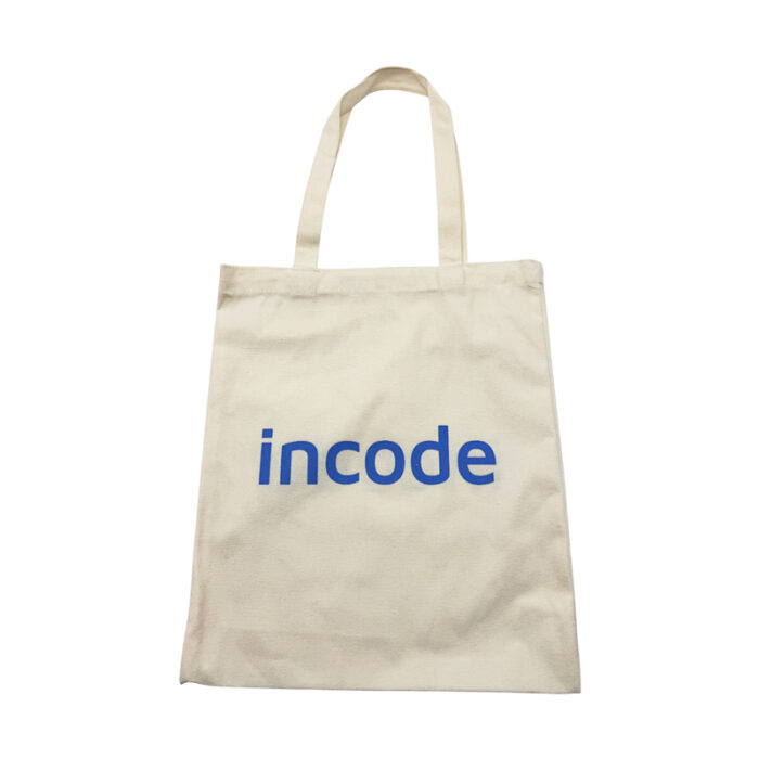 Canvas Tote Bag - branded bags and pouches for corporate gifting in Singapore with custom logo branding. A canvas tote bag is a sturdy, reusable bag made from durable cotton canvas.