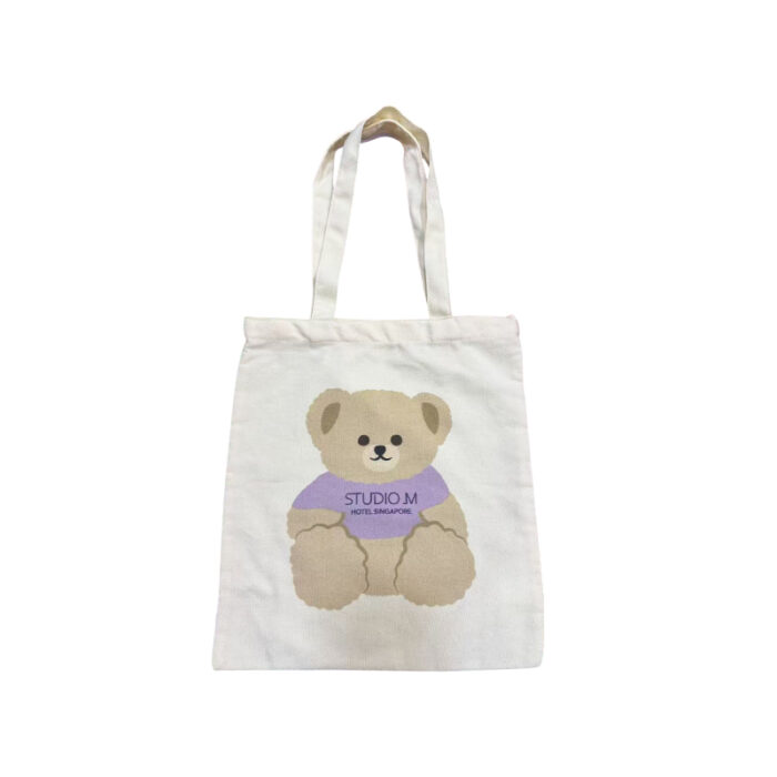Canvas Tote Bag - branded bags and pouches for corporate gifting in Singapore with custom logo branding. A canvas tote bag is a sturdy, reusable bag made from durable cotton canvas.