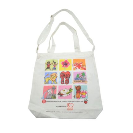 Canvas Tote Bag - branded bags and pouches for corporate gifting in Singapore with custom logo branding. A canvas tote bag is a sturdy, reusable bag made from durable cotton canvas.