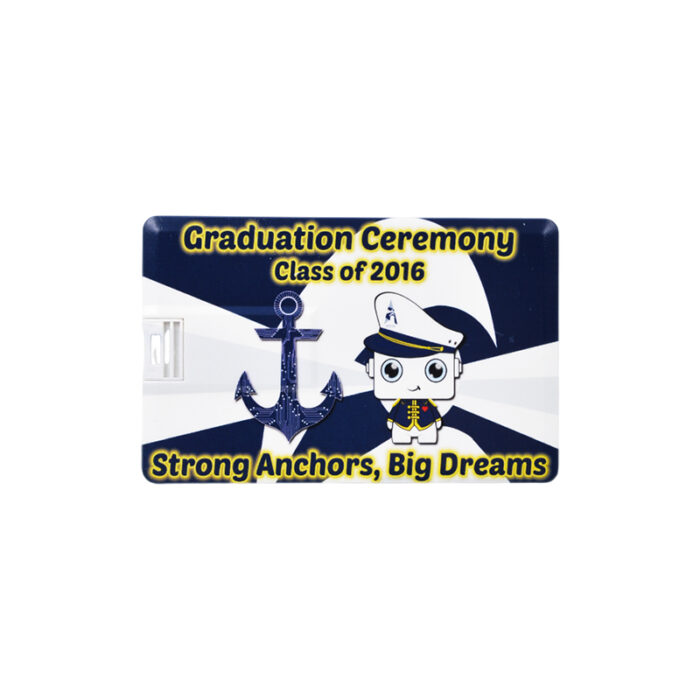 Card Flash Drive - branded tech gifts for corporate gifting in Singapore with custom logo branding. A card flash drive is a slim, credit-card-sized USB drive designed for easy portability. 3 x 5.2 cm.