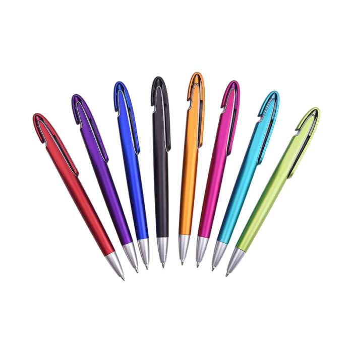 Clicker Ballpoint Pen - Stationery corporate gifts for corporate gifting in Singapore with custom logo branding.Designed for effortless use, this clicker ballpoint pen ensures a clean and smooth writing experience, with a quick-click feature to extend and retract the pen.