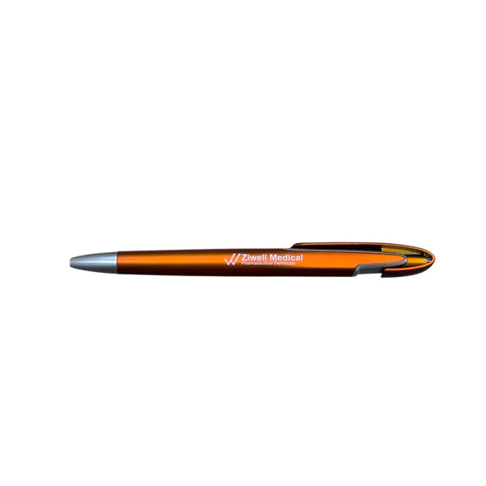 Clicker Ballpoint Pen - Stationery corporate gifts for corporate gifting in Singapore with custom logo branding.Designed for effortless use, this clicker ballpoint pen ensures a clean and smooth writing experience, with a quick-click feature to extend and retract the pen.