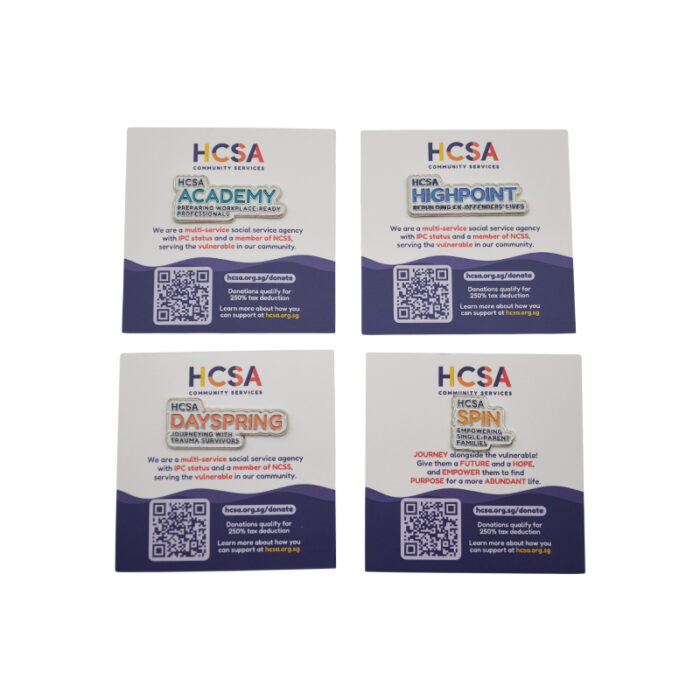 Collar Pin - Apparel corporate gifts for corporate gifting in Singapore with custom logo branding.A customized collar pin is a personalized accessory designed to secure and embellish the collar of a shirt or jacket. It can be tailored with unique designs, logos, or initials, adding a distinctive, stylish touch to any outfit.