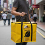 Cooler Bag - branded bags and pouches for corporate gifting in Singapore with custom logo branding. The Cooler Bag is an insulated, durable bag that keeps your food and drinks cool for extended periods.
