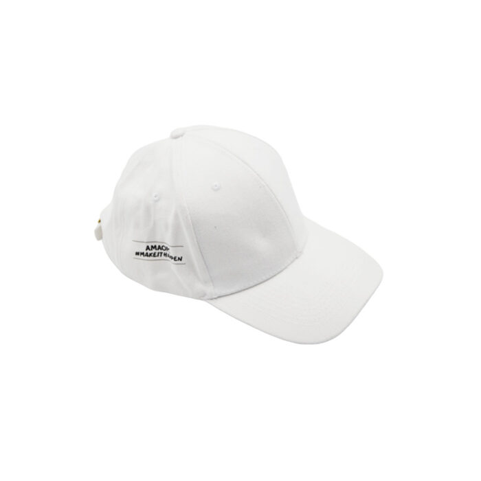 Cotton Cap (6 Panel) - branded apparel for corporate gifting in Singapore with custom logo branding. A cotton cap is a lightweight, breathable hat made from soft cotton fabric.