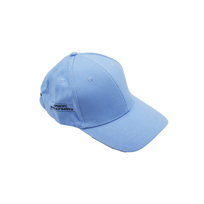 Cotton Cap (6 Panel) - branded apparel for corporate gifting in Singapore with custom logo branding. A cotton cap is a lightweight, breathable hat made from soft cotton fabric.