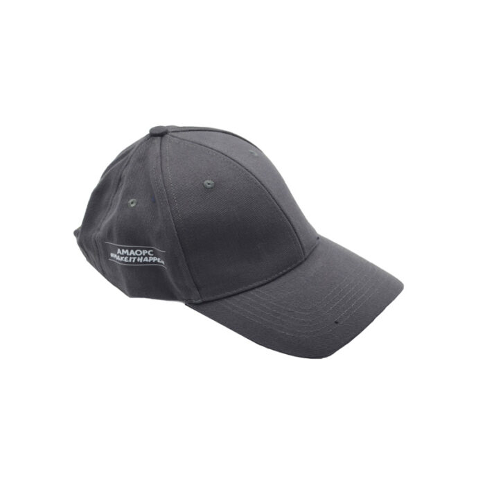 Cotton Cap (6 Panel) - branded apparel for corporate gifting in Singapore with custom logo branding. A cotton cap is a lightweight, breathable hat made from soft cotton fabric.