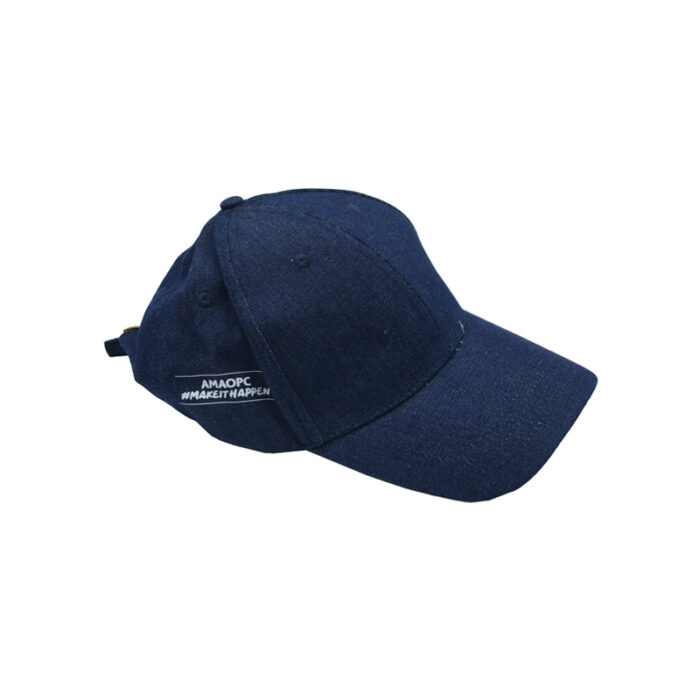 Cotton Cap (6 Panel) - branded apparel for corporate gifting in Singapore with custom logo branding. A cotton cap is a lightweight, breathable hat made from soft cotton fabric.