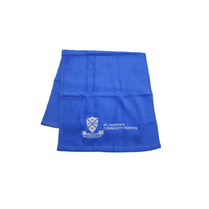 Cotton Sports Towel - Lifestyle corporate gifts for corporate gifting in Singapore with custom logo branding.A cotton gym towel is a soft, highly absorbent towel perfect for workouts. Made from durable cotton, it quickly absorbs sweat and keeps you comfortable during exercise.