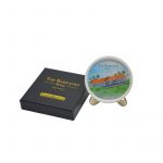 Custom Coaster Gift Set - lifestyle corporate gifts for corporate gifting in Singapore with custom logo branding. The Diatomite Coaster is an absorbent, quick-drying coaster made from natural diatomaceous earth.