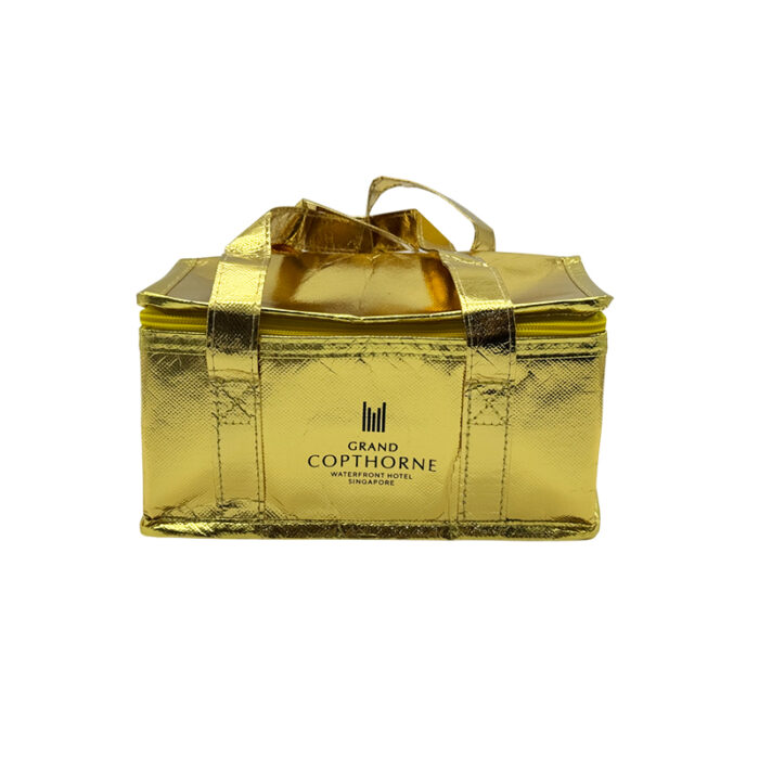 Cooler Bag - branded bags and pouches for corporate gifting in Singapore with custom logo branding. The Cooler Bag is an insulated, durable bag that keeps your food and drinks cool for extended periods.