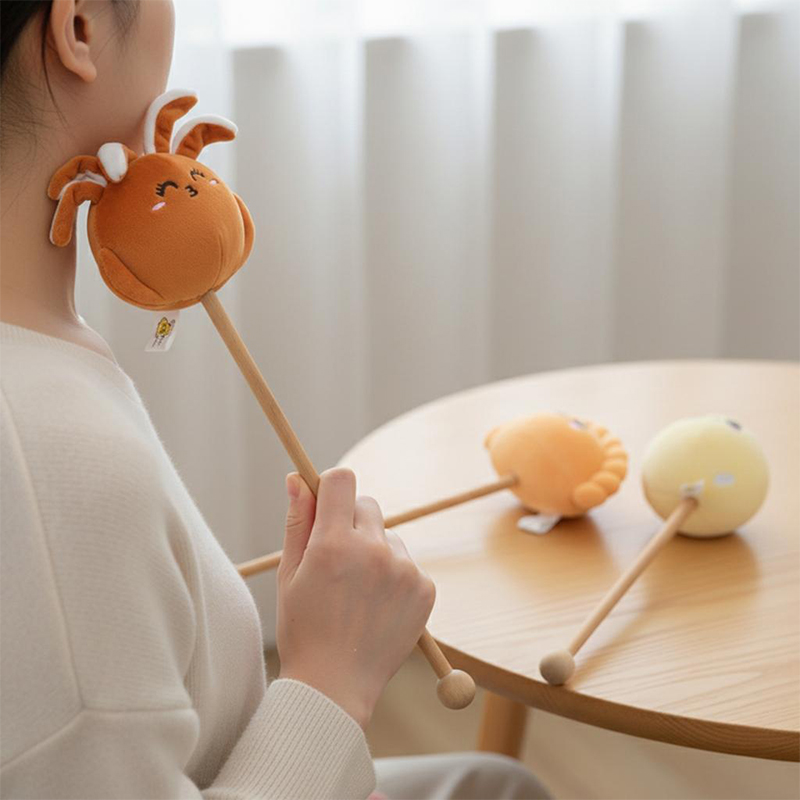 Customised Plush Massage Stick Customised Plush Massage Stick - Other corporate gifts for corporate gifting in Singapore with custom logo branding.A plush massage stick combines a soft, plush exterior with a firm core for effective muscle relief. Its cozy design adds comfort to your relaxation routine.