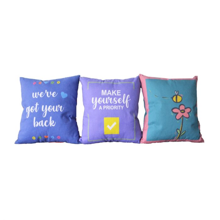 Square Cushion - Other corporate gifts for corporate gifting in Singapore with custom logo branding.A customized cushion is a personalized throw pillow that can be tailored with your choice of design, text, or images. It adds a unique touch to your home decor, making it an ideal gift or accent for any room.