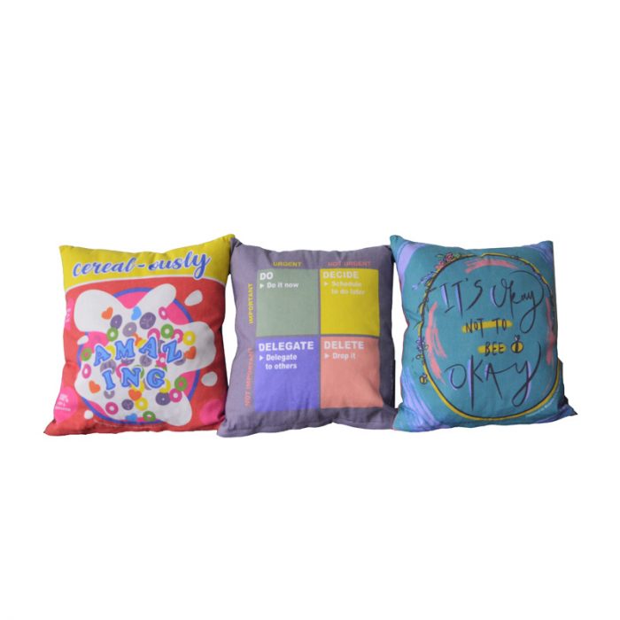 Square Cushion - Other corporate gifts for corporate gifting in Singapore with custom logo branding.A customized cushion is a personalized throw pillow that can be tailored with your choice of design, text, or images. It adds a unique touch to your home decor, making it an ideal gift or accent for any room.