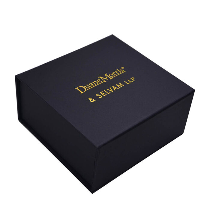Magnetic Box - custom packaging for corporate gifting in Singapore with custom logo branding. A magnetic box features a secure closure using built-in magnets, providing an elegant and convenient packaging solution.