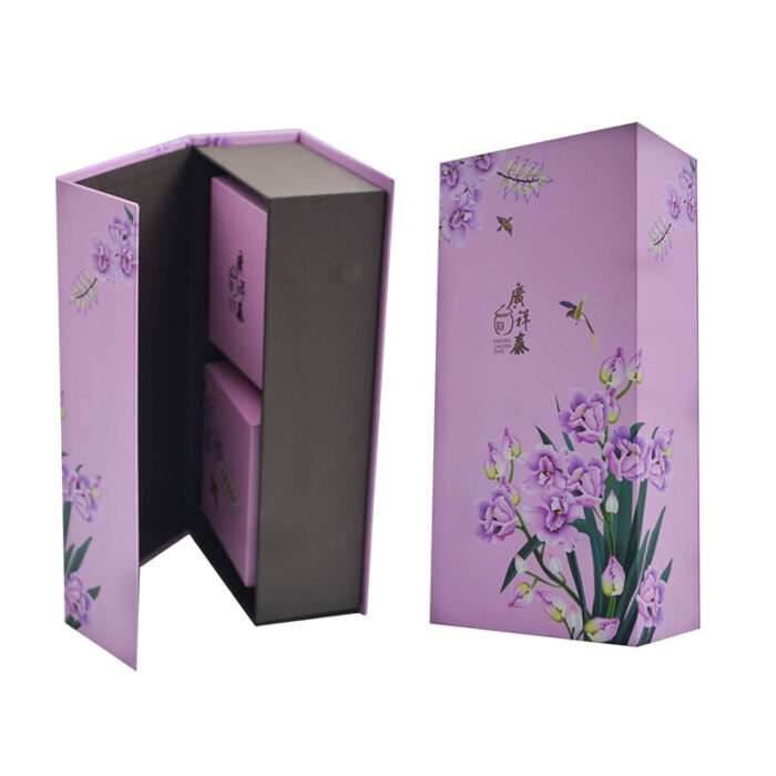 Magnetic Box - custom packaging for corporate gifting in Singapore with custom logo branding. A magnetic box features a secure closure using built-in magnets, providing an elegant and convenient packaging solution.