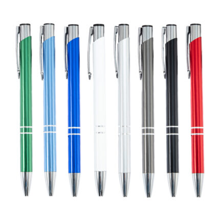Metal Ball Pen - Stationery corporate gifts for corporate gifting in Singapore with custom logo branding.This sleek metal ball pen offers a smooth writing experience with a durable, stylish design, perfect for everyday use or professional settings.