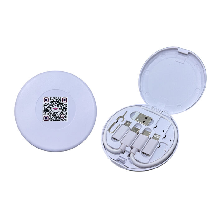 Multi Cable 5 in 1 - branded tech gifts for corporate gifting in Singapore with custom logo branding. Simplify your charging needs with our 5-in-1 multi cable, featuring multiple connectors to power up phones, tablets, and other devices in one solution.