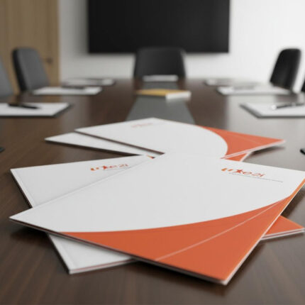 Paper Folder - Stationery corporate gifts for corporate gifting in Singapore with custom logo branding.Paper folder designed to organize and protect your important documents. Its sleek and practical design makes it ideal for both professional and personal use.