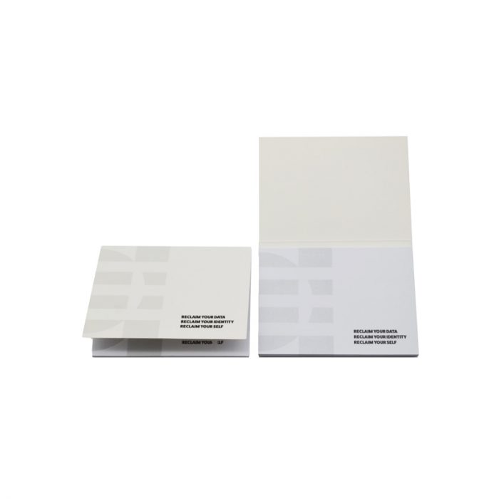 Post It Pad with Whitecard Cover - Stationery corporate gifts for corporate gifting in Singapore with custom logo branding.Featuring a durable whitecard cover, this Post-It pad ensures your sticky notes stay protected while providing a professional and convenient solution for jotting down reminders.