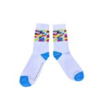Socks - custom corporate gift for corporate gifting in Singapore with custom logo branding. Socks with a customized design, perfect for showcasing your unique style or brand.