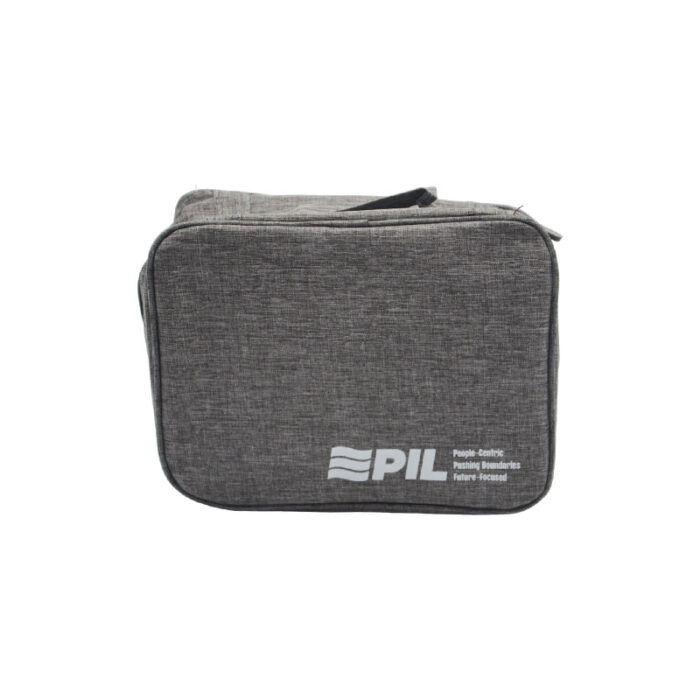 Travel Organizer Pouch - branded bags and pouches for corporate gifting in Singapore with custom logo branding. The Travel Organizer Pouch is a compact, efficient solution for organizing your travel essentials. 5cm (L) x 10cm (W) x 18.5cm (H).