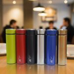 Vacuum Flask - branded drinkware for corporate gifting in Singapore with custom logo branding. This sleek vacuum flask features double-wall insulation, ensuring your drinks stay hot or cold for extended hours, making it perfect for travel, work, or outdoor activities.