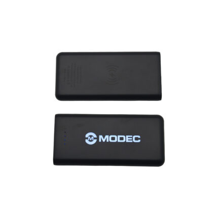 Wireless Power Bank - branded tech gifts for corporate gifting in Singapore with custom logo branding. Wireless power bank featuring a customized LED logo, providing convenient charging on the go.