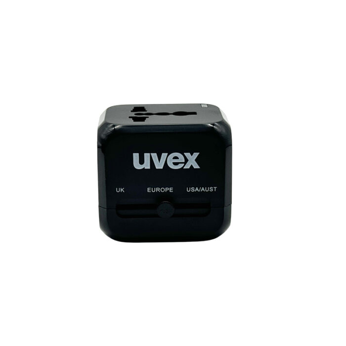 Worldwide Travel Adaptor PD20W - Tech corporate gifts for corporate gifting in Singapore with custom logo branding.A Worldwide Travel Adaptor PD20W is a compact, multi-region plug that supports fast charging with Power Delivery (PD) up to 20W. Ideal for international travel, it works with various plug types and ensures efficient charging for your devices.