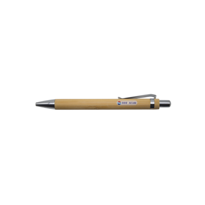 Natural Bamboo Pen - Stationery corporate gifts for corporate gifting in Singapore with custom logo branding.This eco-friendly natural bamboo pen provides a sustainable writing experience. Its smooth glide and ergonomic design make it perfect for daily use. A great choice for those looking to reduce their environmental impact while staying stylish.