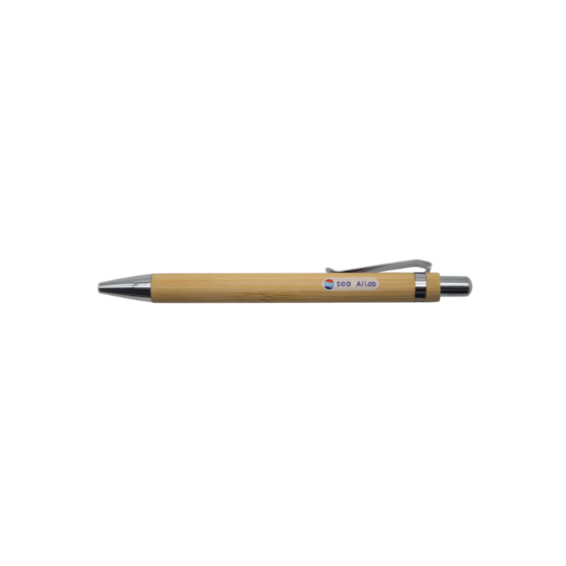 Natural Bamboo Pen - Stationery corporate gifts for corporate gifting in Singapore with custom logo branding.This eco-friendly natural bamboo pen provides a sustainable writing experience. Its smooth glide and ergonomic design make it perfect for daily use. A great choice for those looking to reduce their environmental impact while staying stylish.