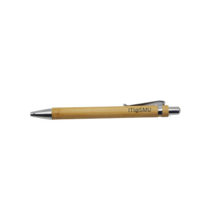 Natural Bamboo Pen - Stationery corporate gifts for corporate gifting in Singapore with custom logo branding.This eco-friendly natural bamboo pen provides a sustainable writing experience. Its smooth glide and ergonomic design make it perfect for daily use. A great choice for those looking to reduce their environmental impact while staying stylish.