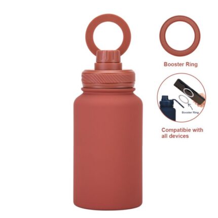 Insulated Water Bottle (with Magsafe Phone Holder) - Drinkware corporate gifts for corporate gifting in Singapore with custom logo branding.Enjoy superior hydration and seamless phone integration with our premium insulated water bottle. Features a secure MagSafe phone holder, double-walled vacuum insulation for long-lasting temperature control, and a leak-proof design. Shop now!