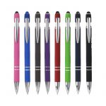 Soft Rubberized Barrel Pen - Stationery corporate gifts for corporate gifting in Singapore with custom logo branding.This soft rubberized barrel pen is designed for everyday use. The durable construction and comfortable grip make it perfect for students, professionals, and anyone who writes frequently.