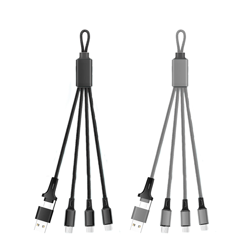 3 in 2 Multicable-CC32C-01 3 in 2 Multicable - branded tech gifts for corporate gifting in Singapore with custom logo branding.3-in-2 Multicable offers versatile charging with three connectors in one compact design, making it perfect for multiple devices.