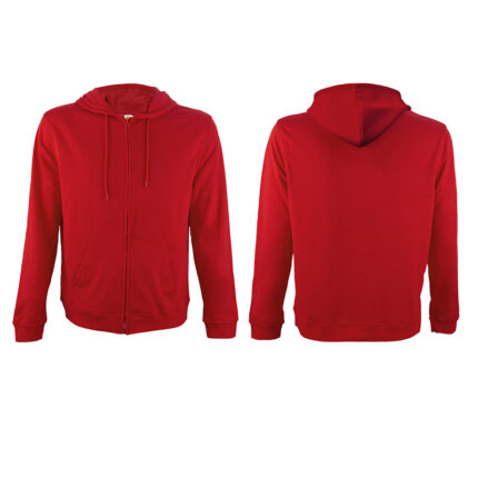 Full Zip Hoodie - branded apparel for corporate gifting in Singapore with custom logo branding. Full Zip Hoodie offers cozy comfort with a versatile zip-up design, perfect for layering in any season. Its soft fabric and adjustable hood provide a relaxed, comfortable fit.