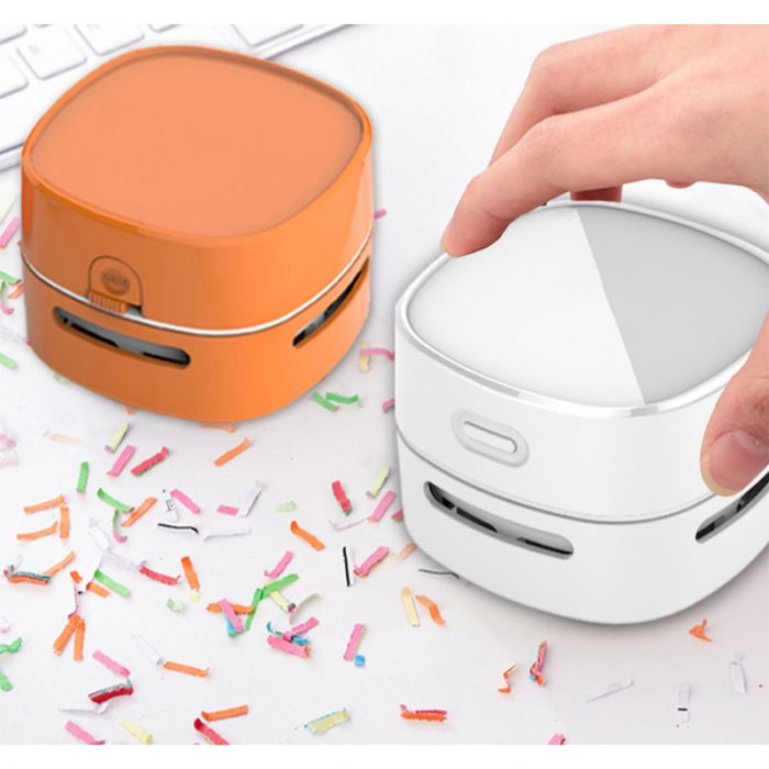 Miniature Desktop Vacuum- Tech corporate gifts for corporate gifting in Singapore with custom logo branding.
