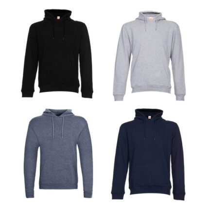 Sweatshirt Hoodie - branded apparel for corporate gifting in Singapore with custom logo branding. erfect for casual wear, this Sweatshirt Hoodie combines style and comfort with its soft material and classic design. The hood and pouch pocket add to its laid-back appeal.
