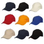 Trim Cotton Cap (6 Panel) - branded apparel for corporate gifting in Singapore with custom logo branding. Trim Cotton 6-Panel Cap offers a soft, breathable fit with a classic design for all-day comfort.