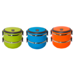 2 Tier Lunch Box - lifestyle corporate gifts for corporate gifting in Singapore with custom logo branding. 2 Tier Lunch Box offers extra space to pack multiple dishes while keeping them organized and fresh.
