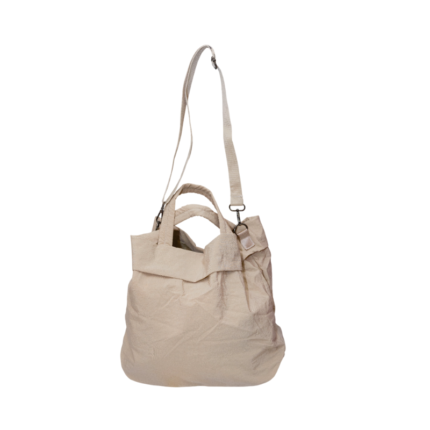 2 Way Shoulder Bag- branded bags and pouches for corporate gifting in Singapore with custom logo branding. The 2-way shoulder bag offers versatile carrying options with both a sturdy handle and an adjustable sling strap.